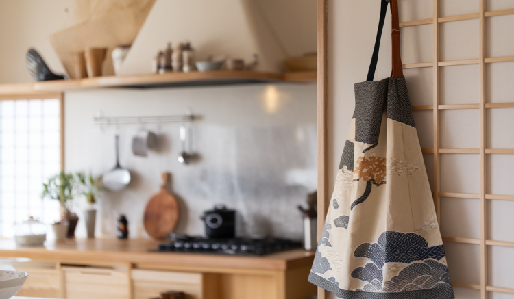 Comment intégrer un tablier japonais dans la décoration de ma cuisine ?